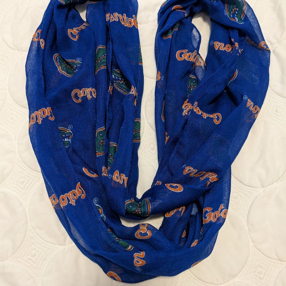 UF Florida Gators Blue Infinity Scarf